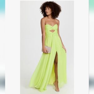 LIKELY Clea Gown in Sharp Green